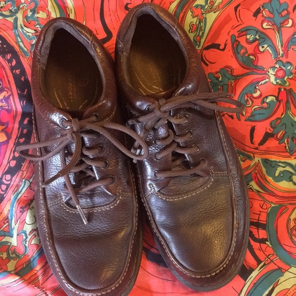 Rock port brown leather size 9 - Picture 1 of 4
